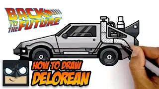 How To Draw The Delorean | Back To The Future