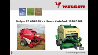 Competitive Comparisons 2007 | Welger RP435/535 VS Krone VarioPack 1500/1800