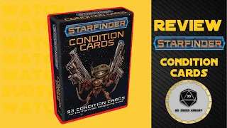 Starfinder Condition Cards Unboxing and Review