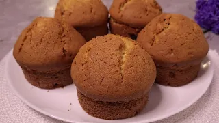 Simple Recipe for Muffins 🧁 on kefir with raisins