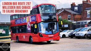 Exploring London Bus Route 297: A Scenic Journey from Willesden to Ealing Broadway