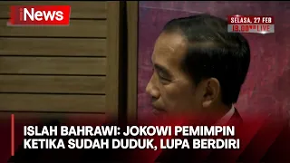 Islah Bahrawi: Presiden Jokowi Mirip Adolf Hitler, Ketika sudah Duduk Lupa Berdiri -iNews Room 24/02