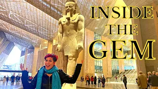 INSIDE the GRAND EGYPTIAN MUSEUM! | Glimpse into the GEM in Cairo, EGYPT | داخل المتحف المصري الكبير