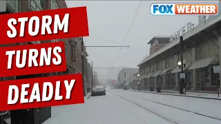 Winter Storm Turns Deadly In Arkansas As Snow, Ice Blanket The South