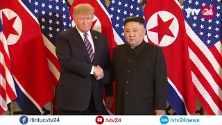 President Donald Trump and North Korea's Leader Kim Jong Un’s 2nd historic handshake Ha Noi