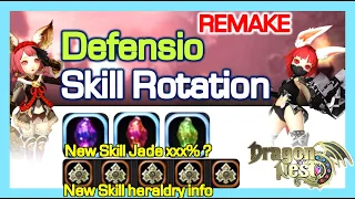 Defensio Remake - Skill rotation / Skill Jade new % with new skill / Dragon Nest Korea