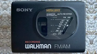 Sony WM-GX50 Walkman Cassette Player, EX BLK ! Working !