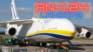 Landing AN-124 "Ruslan" - View from the end of the runway