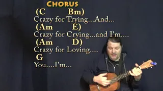 Crazy (Patsy Cline) Bariuke Cover Lesson in G with Chords/Lyrics