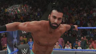 WWE 2K18 PS5: SmackDown- Triple Threat- AJ Styles VS Jinder Mahal VS Luke Harper