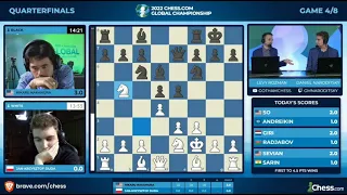 Jan-Krzysztof Duda plays a Bongcloud vs Hikaru Nakamura The $1M Chess.com Global Championship Final