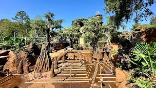 4K Tiana’s Bayou Adventure Construction Tour in Magic Kingdom at Walt Disney World.