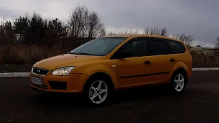 2006 Ford Focus 1.6L (100) Универсал. Обзор (интерьер, экстерьер, двигатель).