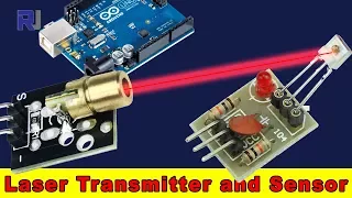 How to use Laser Transmitter and Laser sensor for Arduino