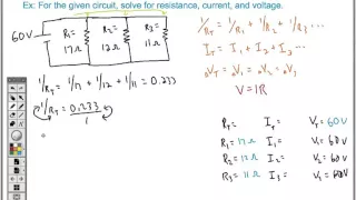 How to Solve a Parallel Circuit (Easy)