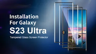 How To Apply Samsung Galaxy S23 Ultra Screen Protector | AACL