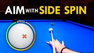 Pool Lesson | How to Aim With Side Spin