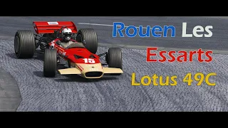 Rouen Les Essarts 60's - Lotus 49C - Assetto Corsa