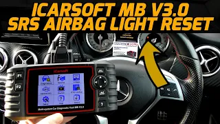 SRS Airbag Light Reset MB V3.0 Mercedes A Class W176 Demonstration