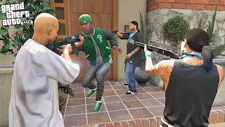 LUCIA FROM GTA 6 GANG SHOW UP TO FRANKLIN HOUSE IN GTA 5!!!