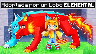 ¡Adoptada por un LOBO ELEMENTAL en Minecraft!