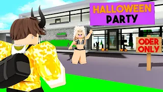 I Found a ODERS ONLY Halloween PARTY.. (Brookhaven RP)