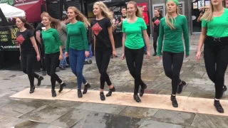 Fusion Fighters Dance Crew Perform in Temple Bar, Dublin
