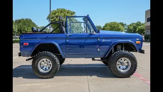 1974 Ford Bronco 5.0 V8 Walk-around Video