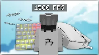 Thocky Keyboard + Mouse Sounds | 1500 FPS | Hypixel Bedwars