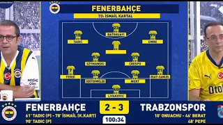 Fenerbahçe 2-3 Trabzonspor Fbtv gol anları 💥ağlama anları 😭 Son dakikalar #fbahce #trabzonspor #fbtv