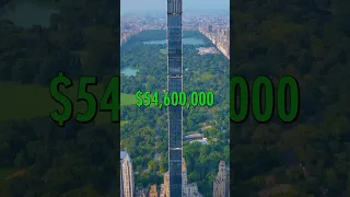 $54,600,000 Billionaires Row NYC Penthouse Full Tour #shorts