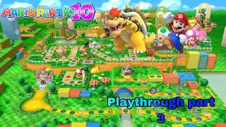 Mario Party 10 walkthrough part 3.  mushroom park  (Master Difficulty)
