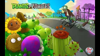 Прохождение Plants Vs Zombies без комментариев(№1)