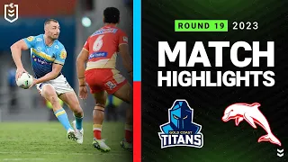 NRL 2023 | Gold Coast Titans v Dolphins | Match Highlights
