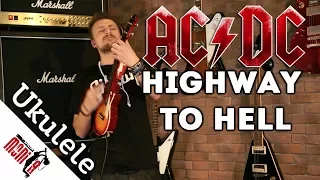 AC/DC + Ukulele + Distortion - Highway To Hell [show MONICA Ukulele cover]