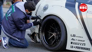 😱🚗💨【Liberty Walk 35GTR and supercars】Don't let your guard down even with air suspension cars!