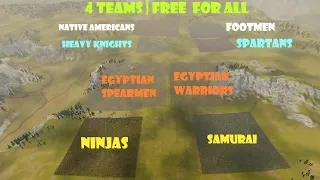 4 Teams | Free For All | Ultimate Epic Battle Simulator 2