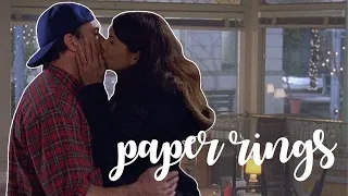 luke & lorelai // paper rings // gilmore girls