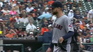 CLE@DET: Kluber records fifth 10-strikeout game