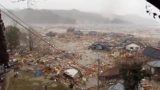 2011 Japan Tsunami - Shizugawa High School, Minamisanriku Town. (Full Footage)