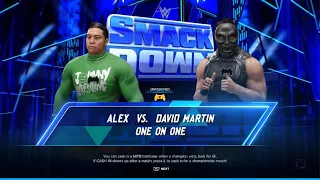 AWA knockdown live: Alex vs David