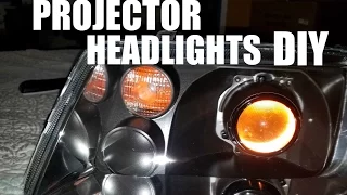 JETTA MK4 PROJECTOR HEADLIGHTS DIY PART 2