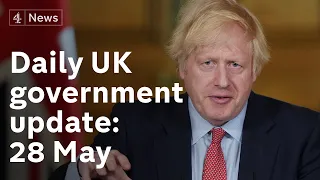 UK Government coronavirus update: Boris Johnson announces easing of lockdown in England from 1 June