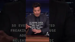 Adele Easy on Me Jimmy Fallon Tonight’s Show Fallon Tonight NBC #shorts #funny #comedy #viral