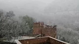 Morocco Atlas Mountains, New snow Hamdo lilah