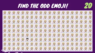 FIND THE ODD EMOJI #6 MEDIUM DIFFICULT