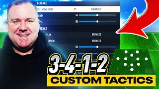 EAFC 24 - THE BEST 3412 CUSTOM TACTICS + PLAYER INSTRUCTIONS!