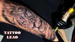 LEÃO REALISTA - TATTOO LION