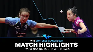 Shin Yubin vs Linda Bergstrom | WS QF | WTT Contender Lagos 2023