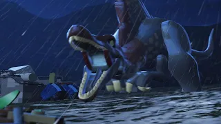 Lego Jurassic World - Spinosaurus Boss Fight #2